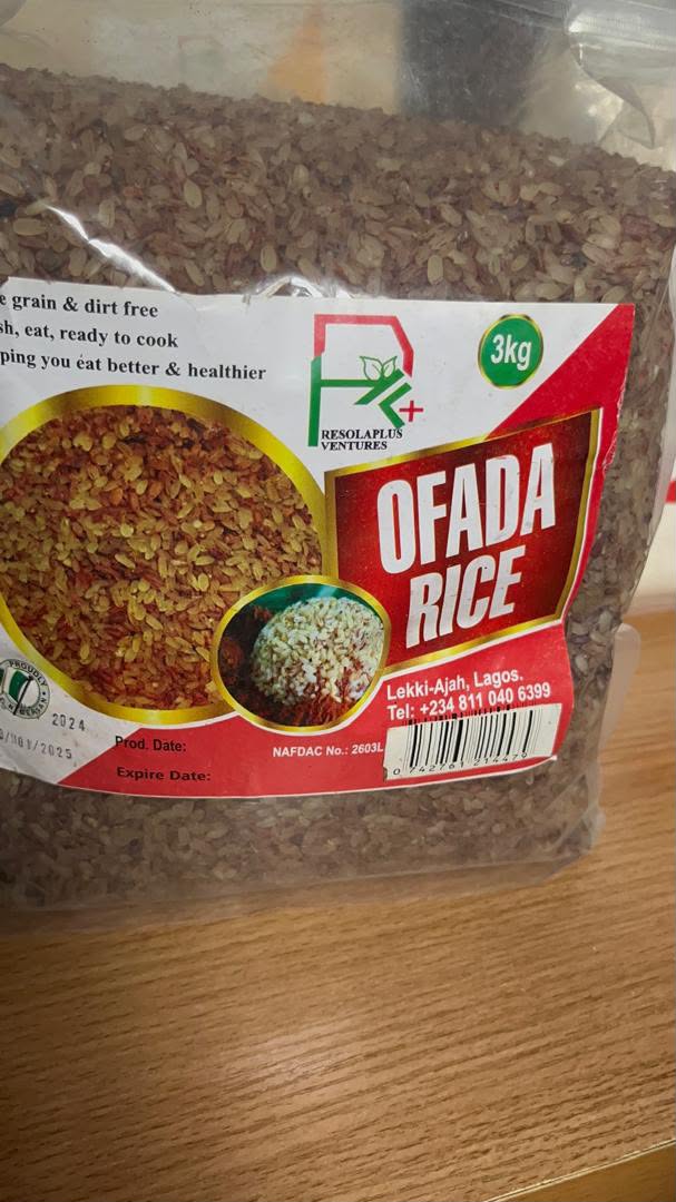 3kg Resola Plus Ventures(Ofada Rice)